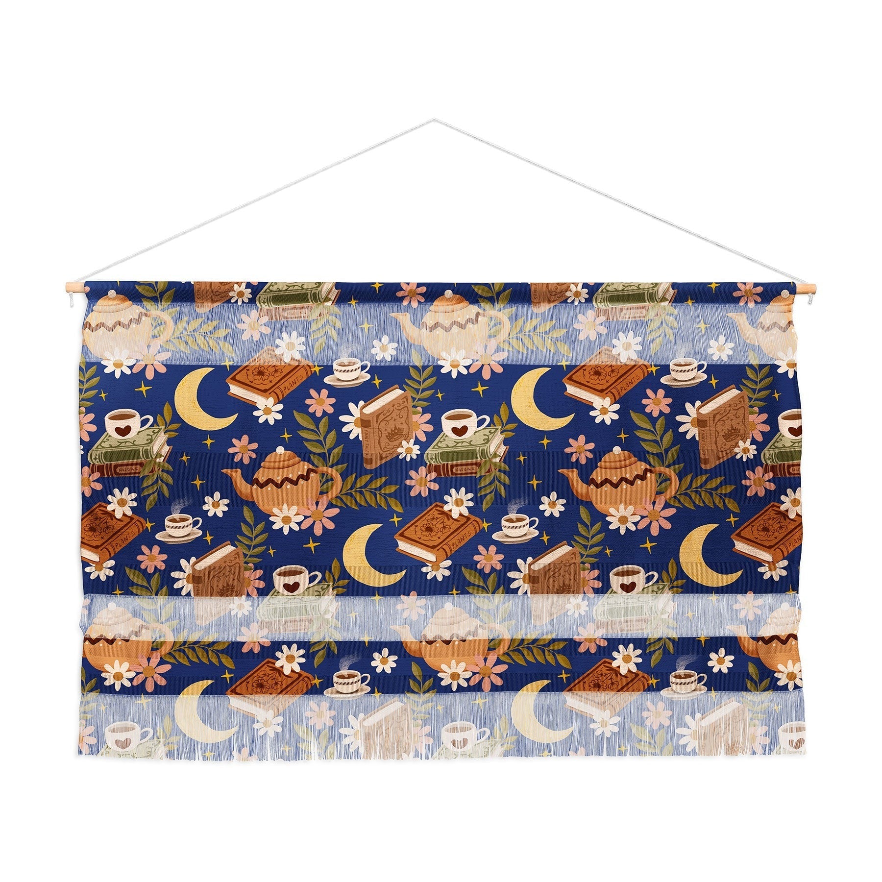 Avenie Moonlit Reading Nook II Wall Hanging Landscape