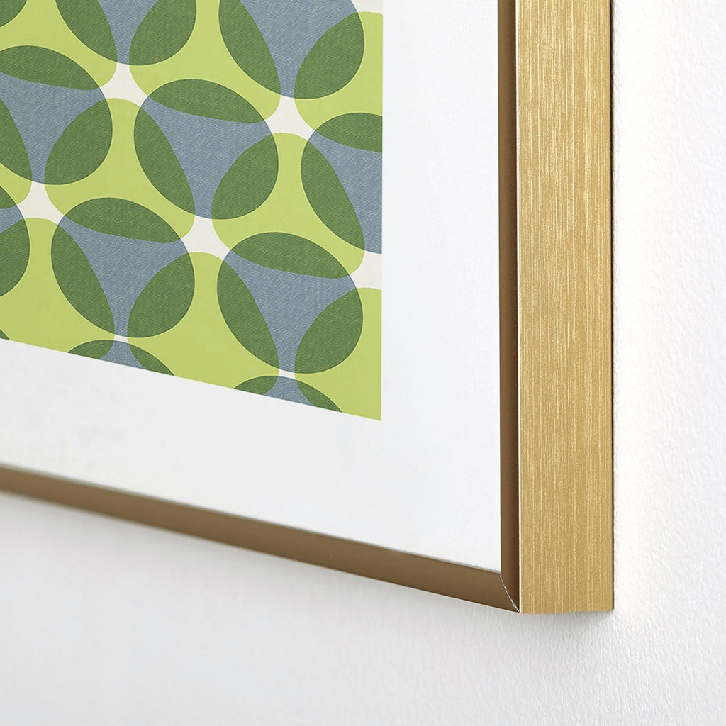 Marta Barragan Camarasa Stylish Retro Circle Metal Framed Art Print