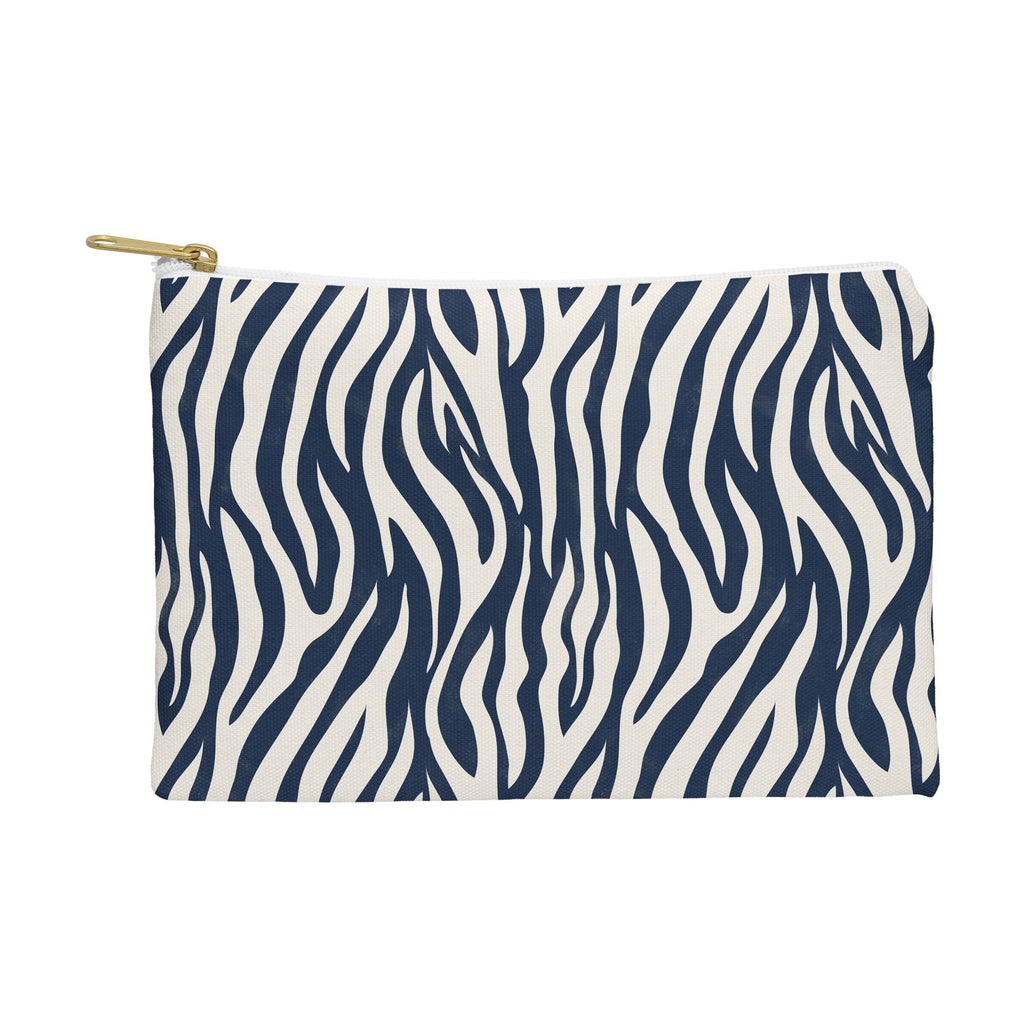 Avenie BR Navy Tiger Stripes Pouch