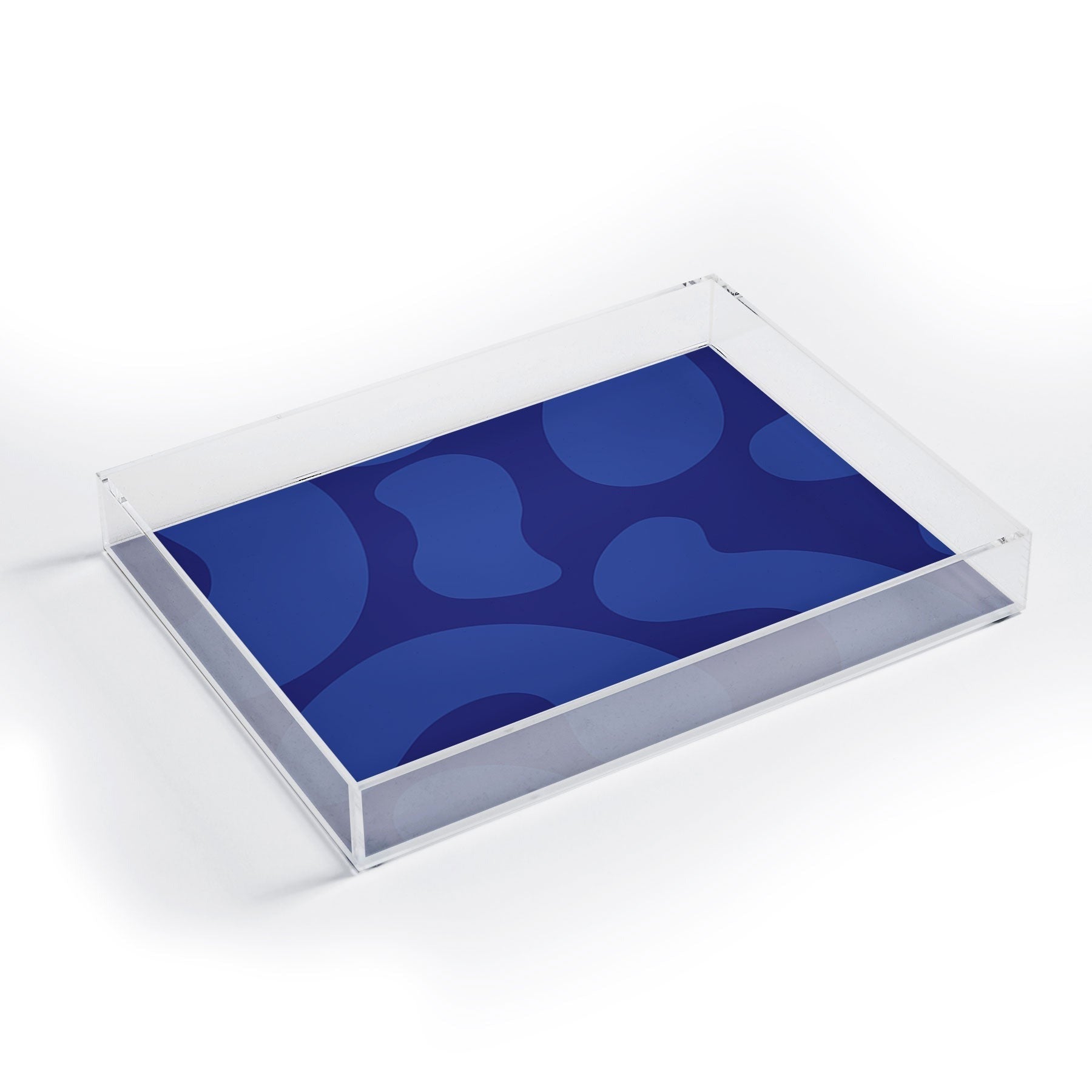Camilla Foss Blue Pebble Acrylic Tray