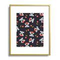 Jennifer Labre Cherries and Bows Metal Framed Art Print
