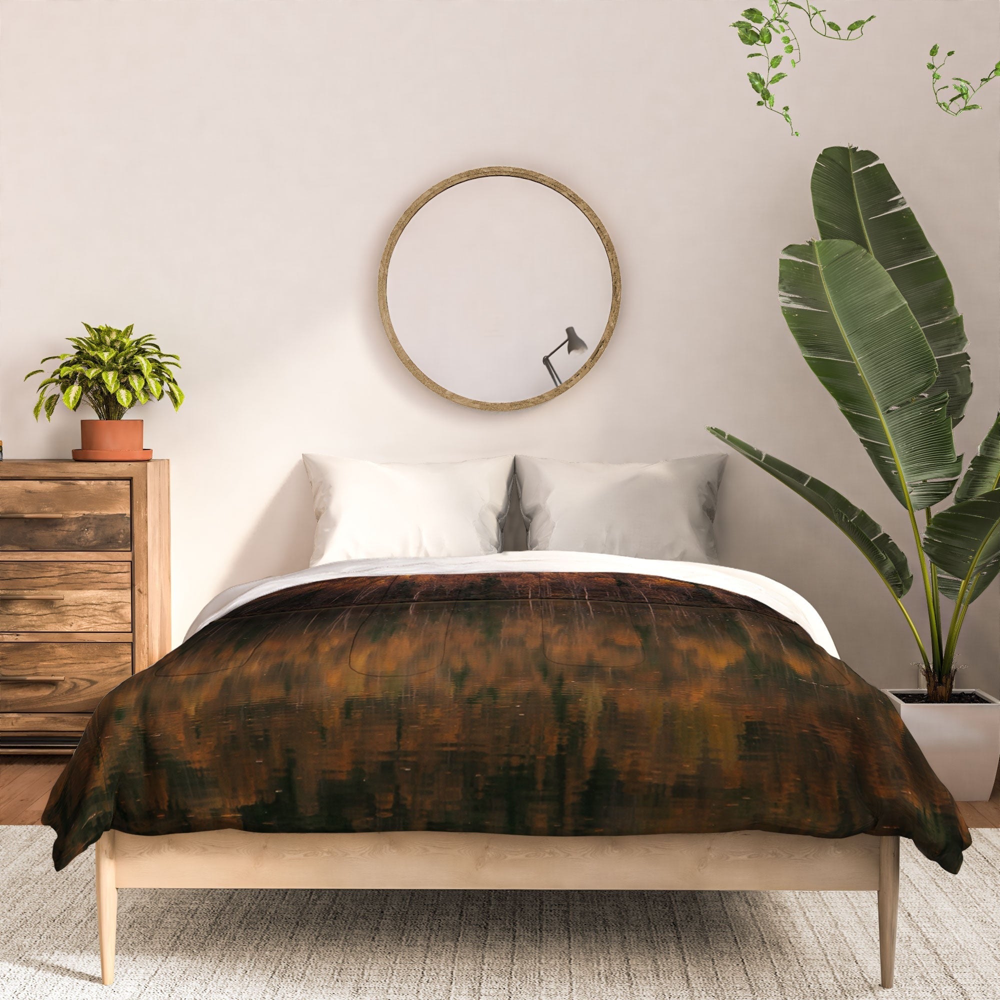 Hannah Kemp Fall Lake Comforter