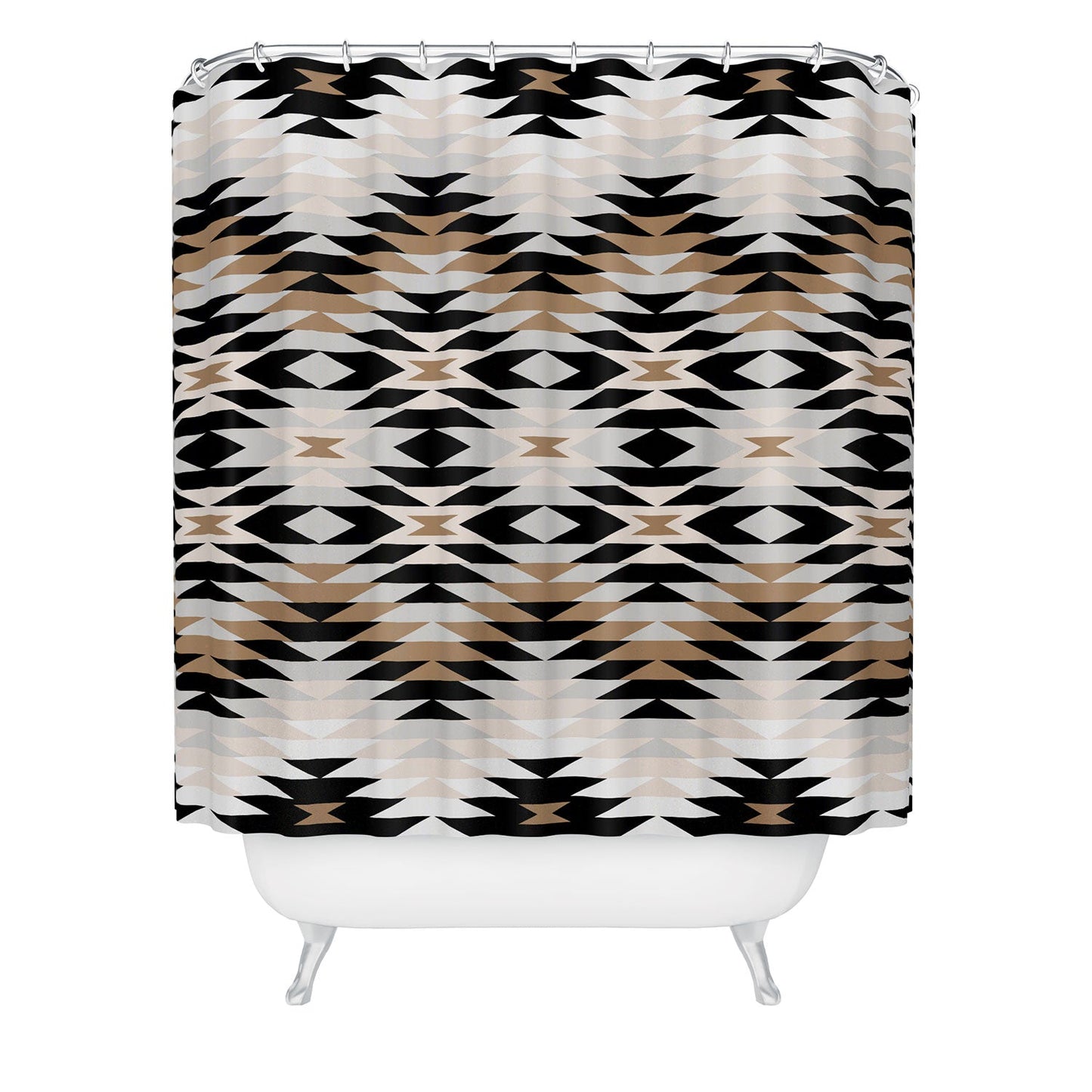 Becky Bailey New Mexico in Tan Shower Curtain