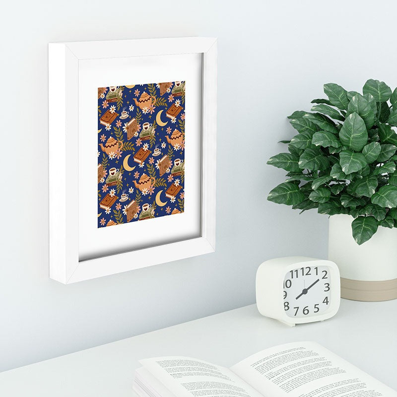Avenie Moonlit Reading Nook II Recessed Framing Rectangle