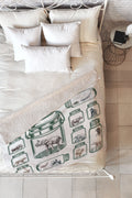Belle13 Endangered Species Preservation Fleece Throw Blanket