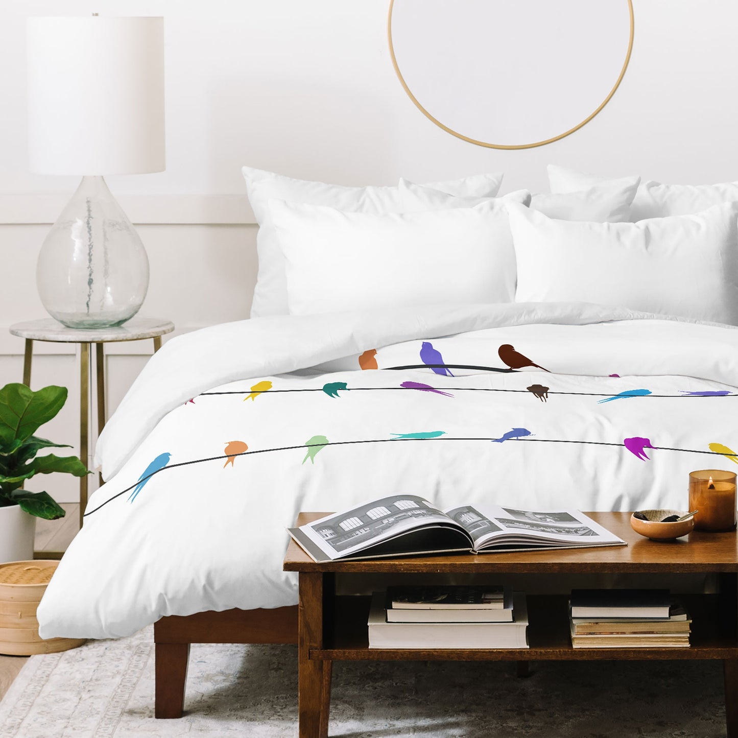 Belle13 Happy Spring Duvet Cover