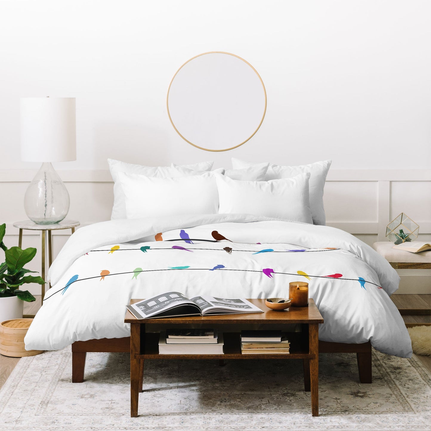 Belle13 Happy Spring Duvet Cover