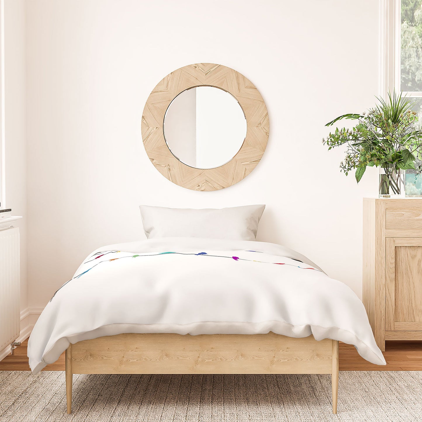 Belle13 Happy Spring Duvet Cover