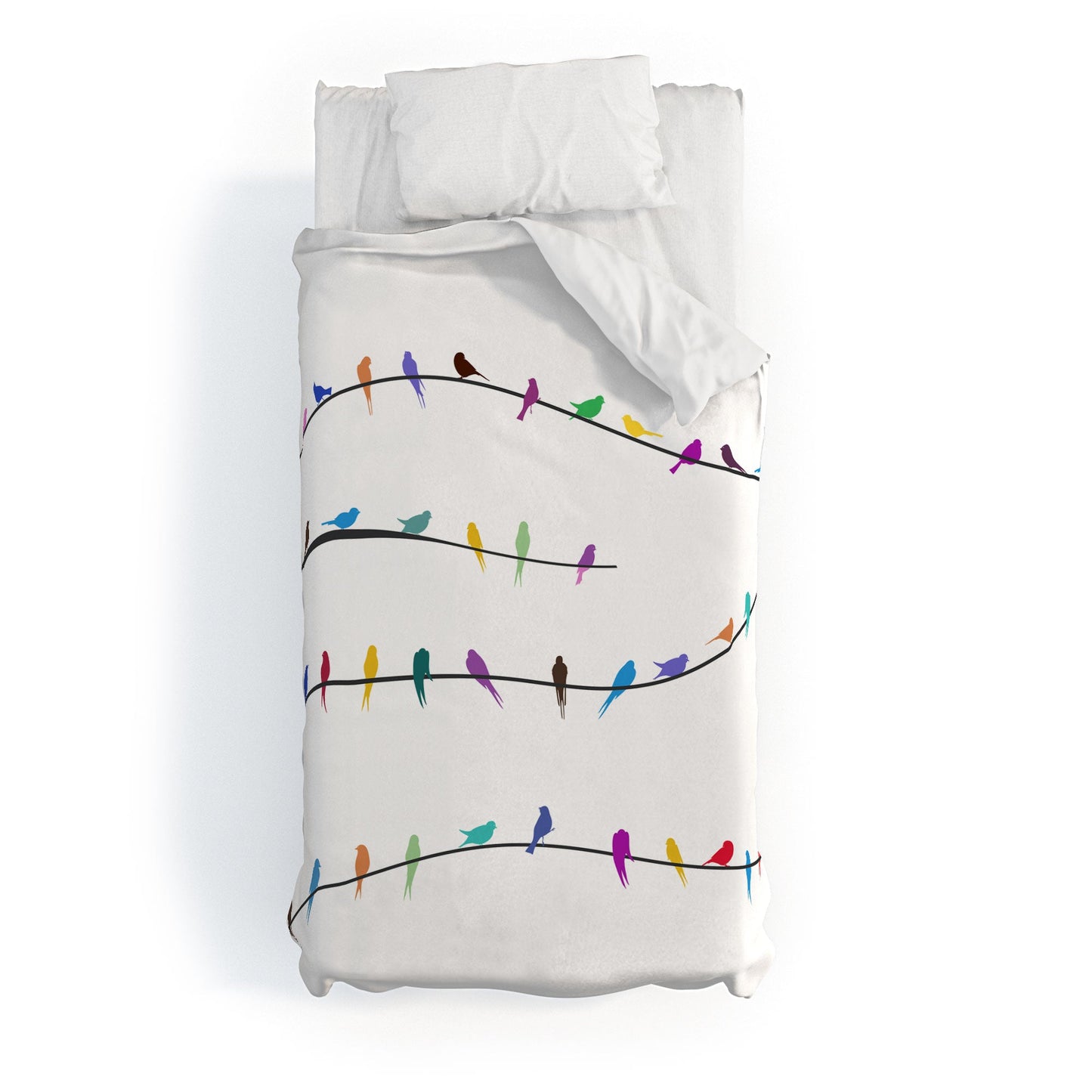 Belle13 Happy Spring Duvet Cover