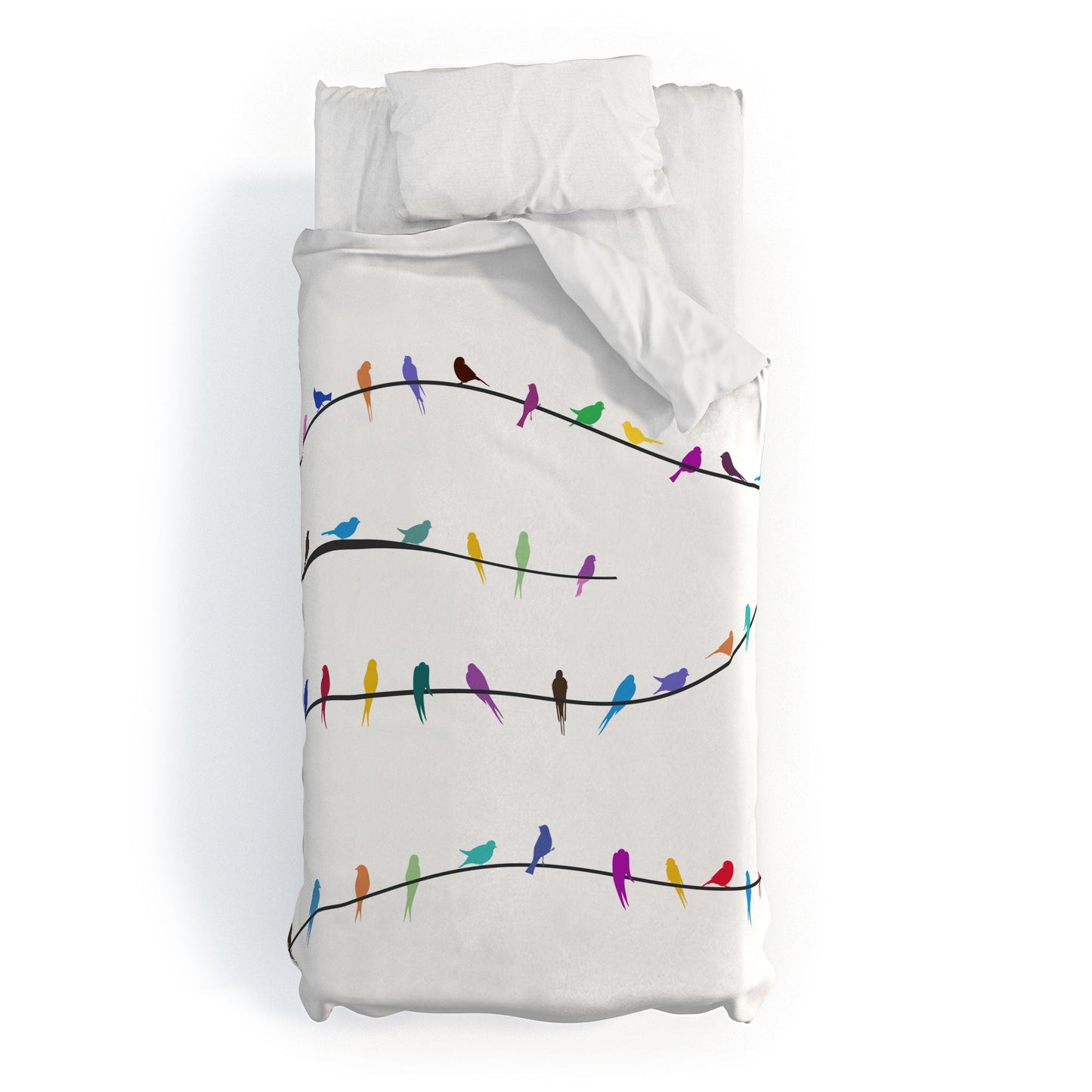 Belle13 Happy Spring Duvet Cover