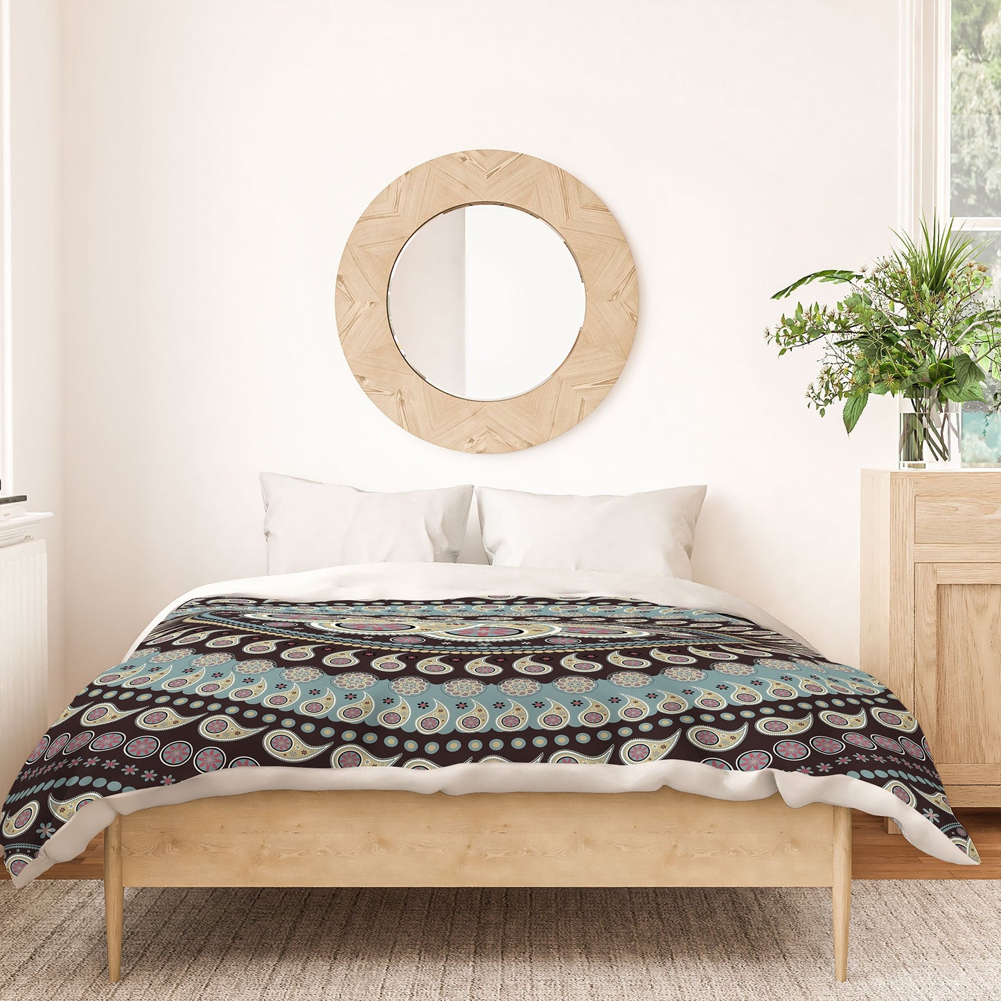 Belle13 Mandala Paisley Duvet Cover