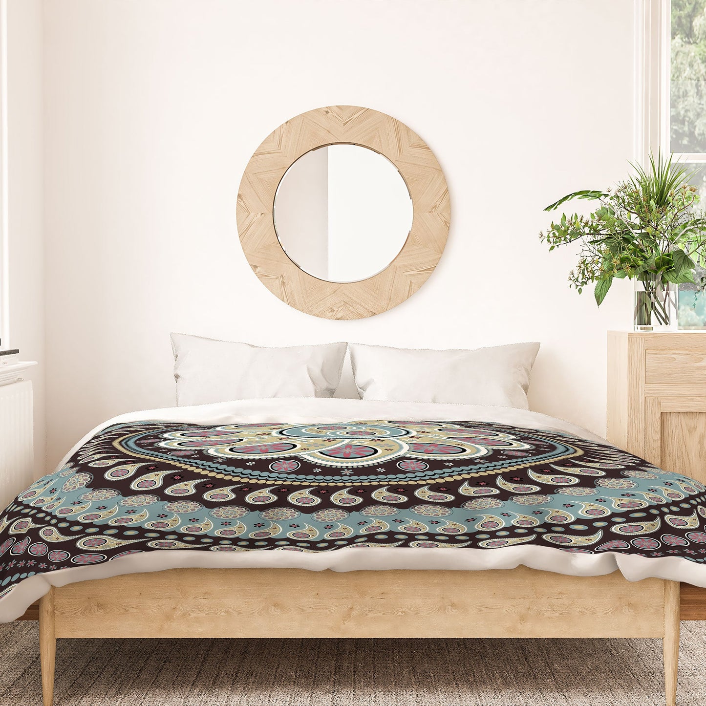 Belle13 Mandala Paisley Duvet Cover