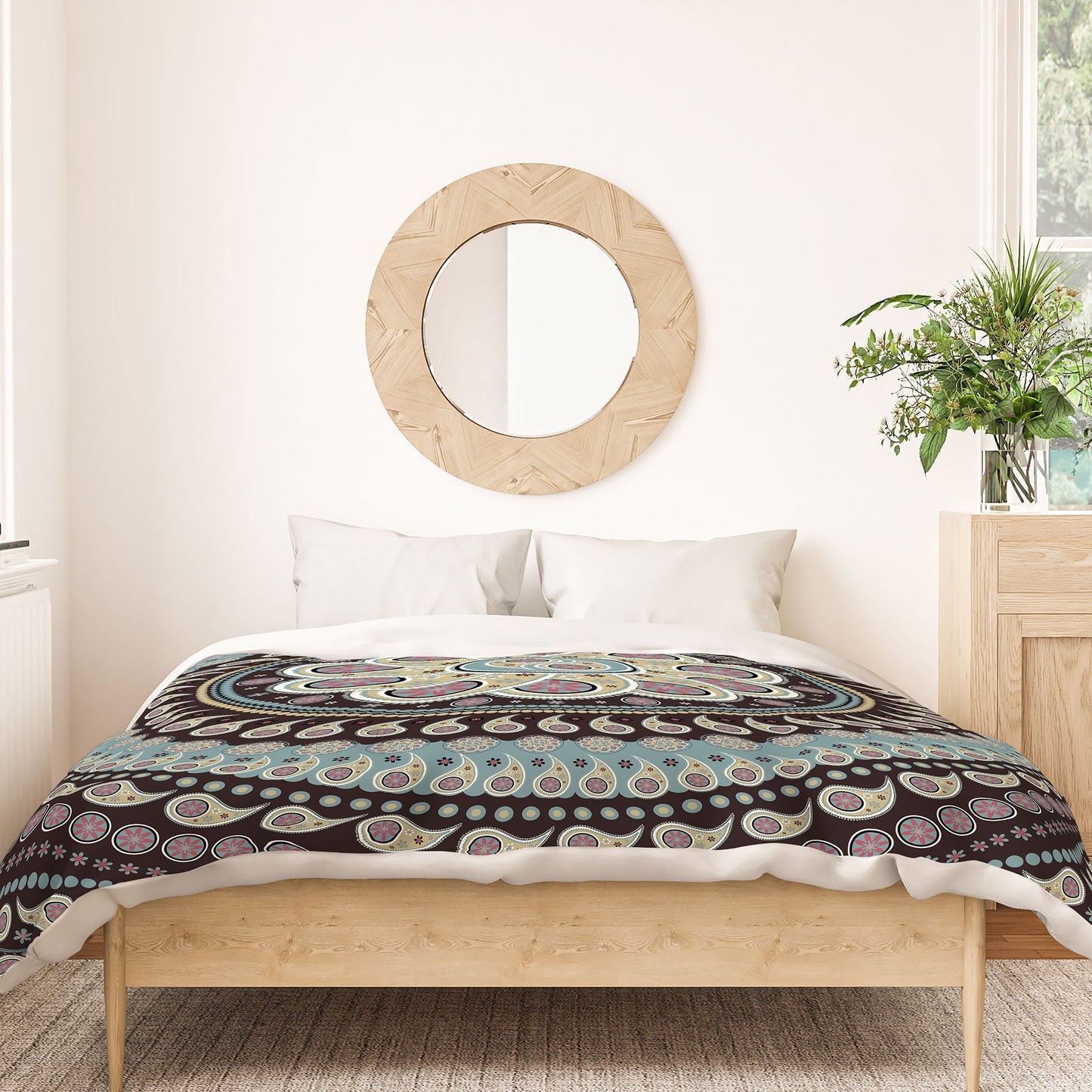 Belle13 Mandala Paisley Duvet Cover
