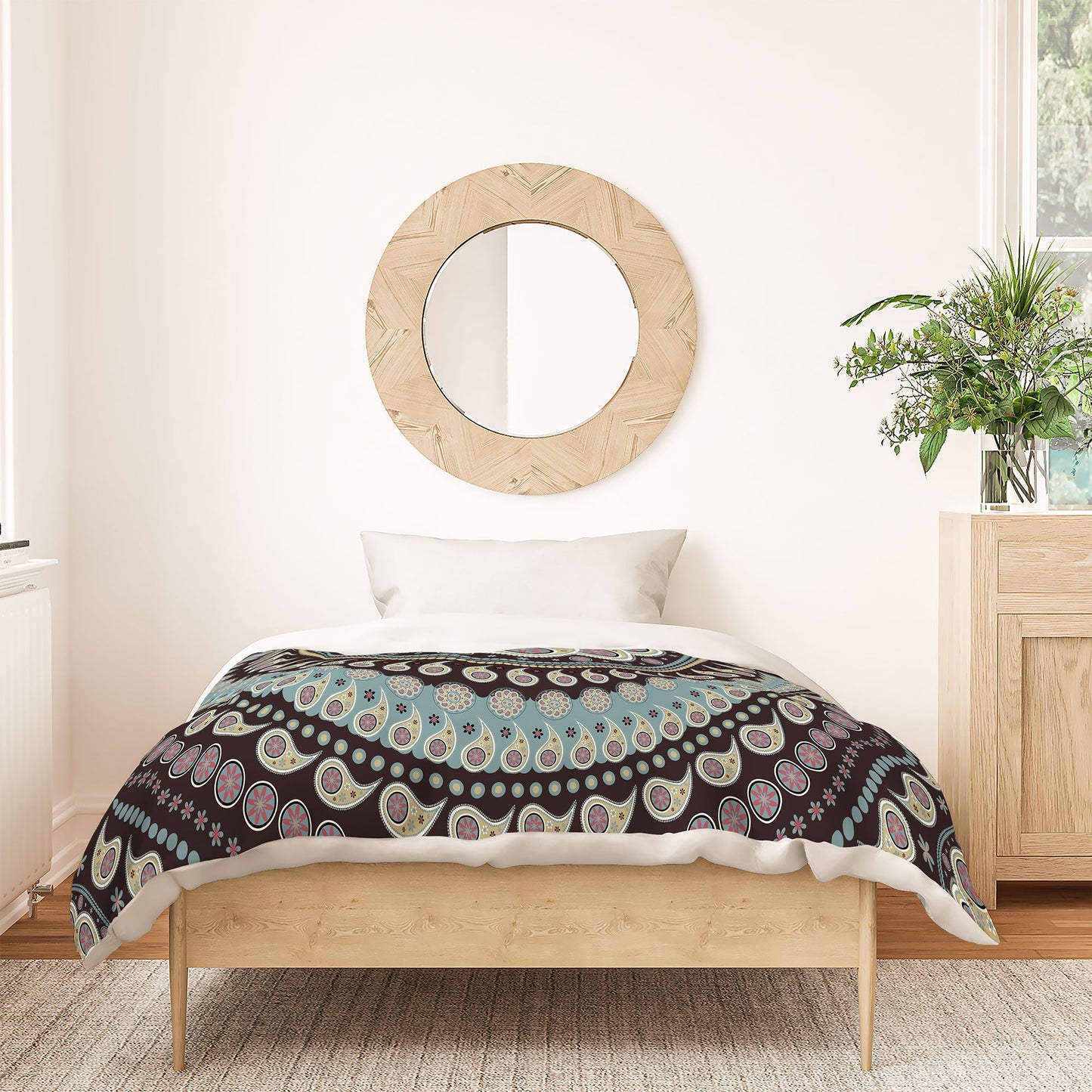 Belle13 Mandala Paisley Duvet Cover