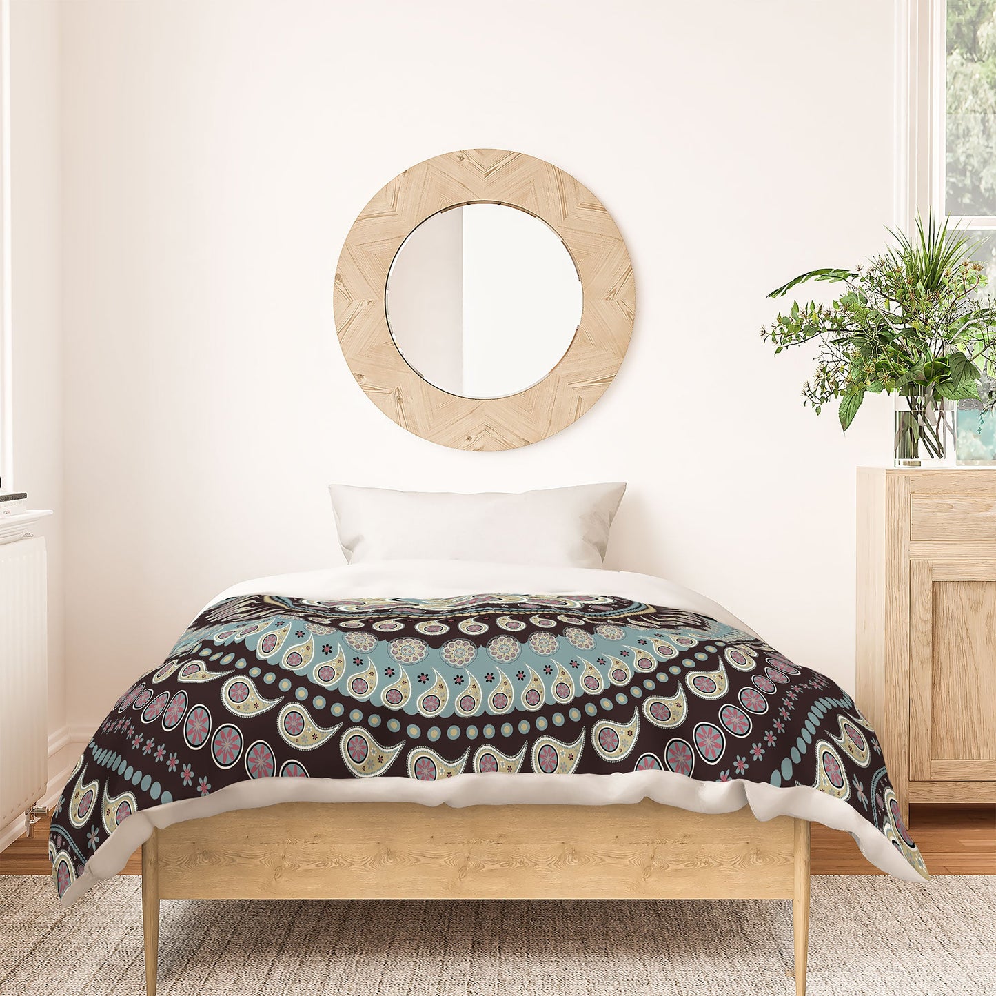 Belle13 Mandala Paisley Duvet Cover