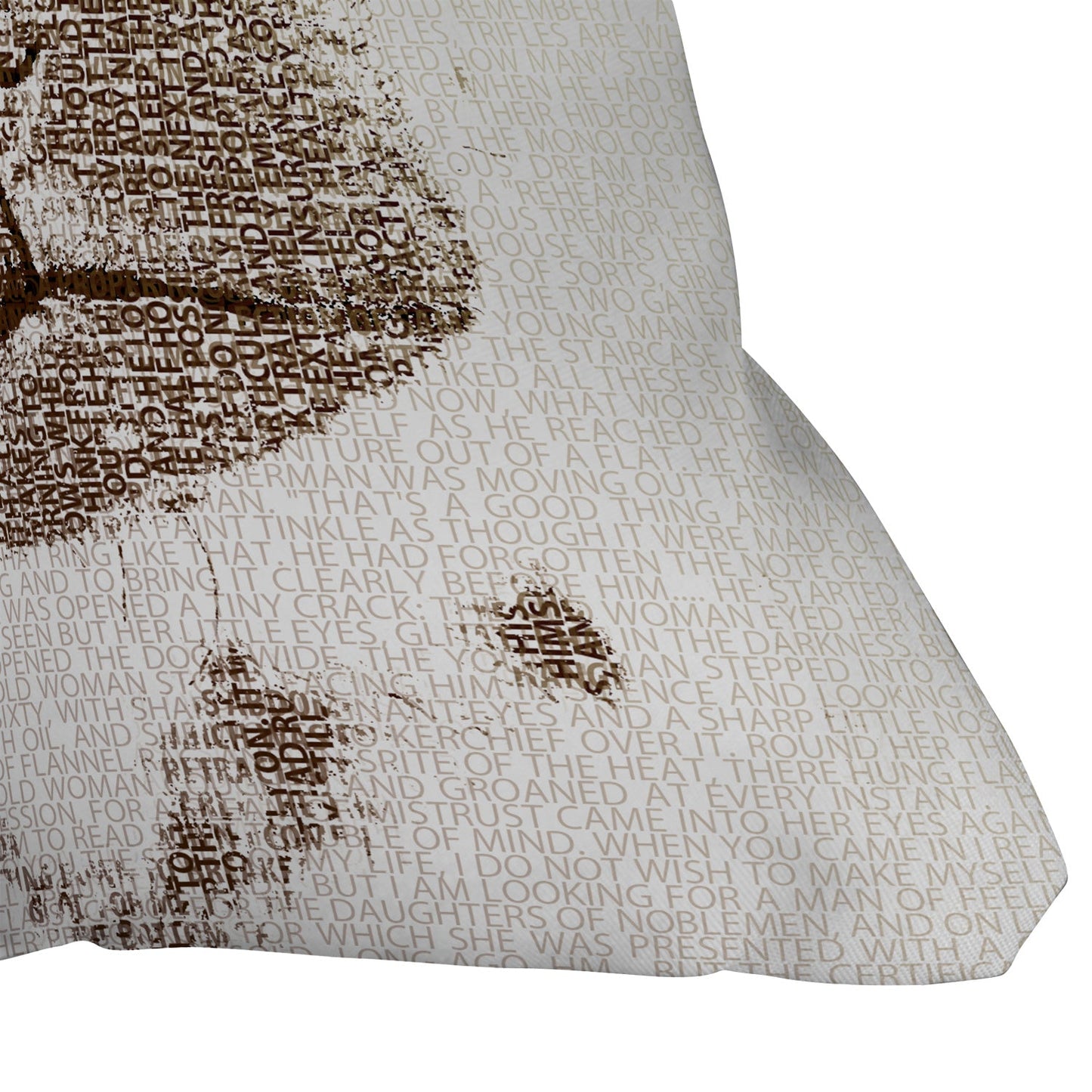 Belle13 The Intellectual Pug Throw Pillow