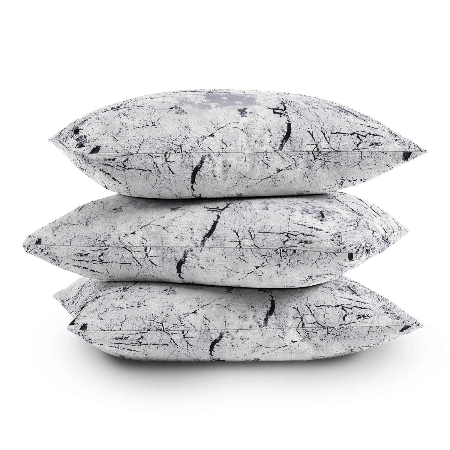 Belle13 Winter Lady Outdoor Throw Pillow