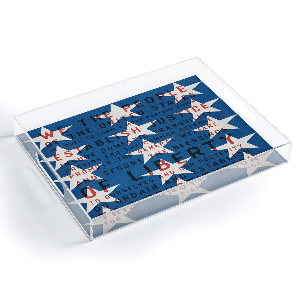 DENY Designs Starred Preamble Acrylic Tray