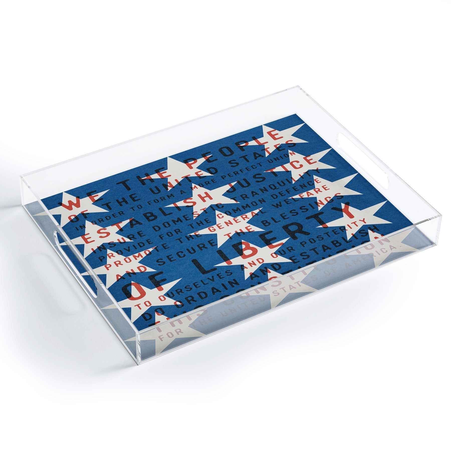 DENY Designs Starred Preamble Acrylic Tray