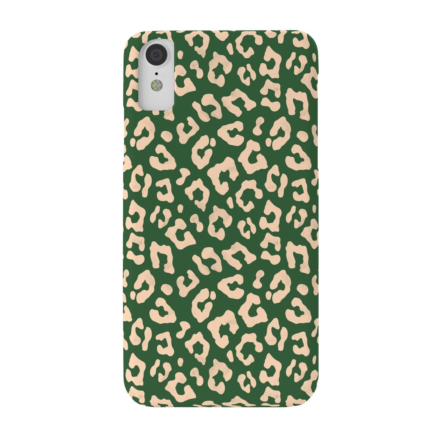Avenie BR Cheetah Print In Green Phone Case