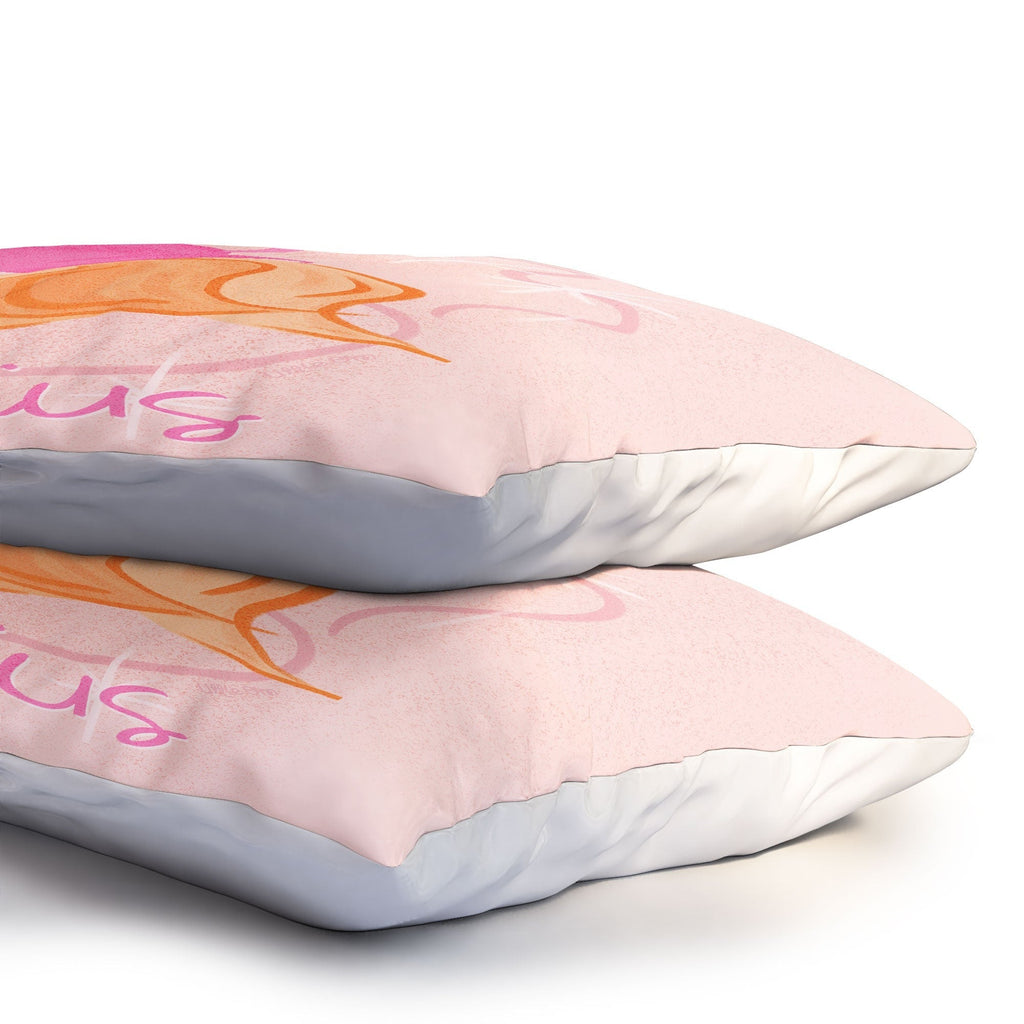 Little Om Zodiac Sign Aquarius Pillow Shams