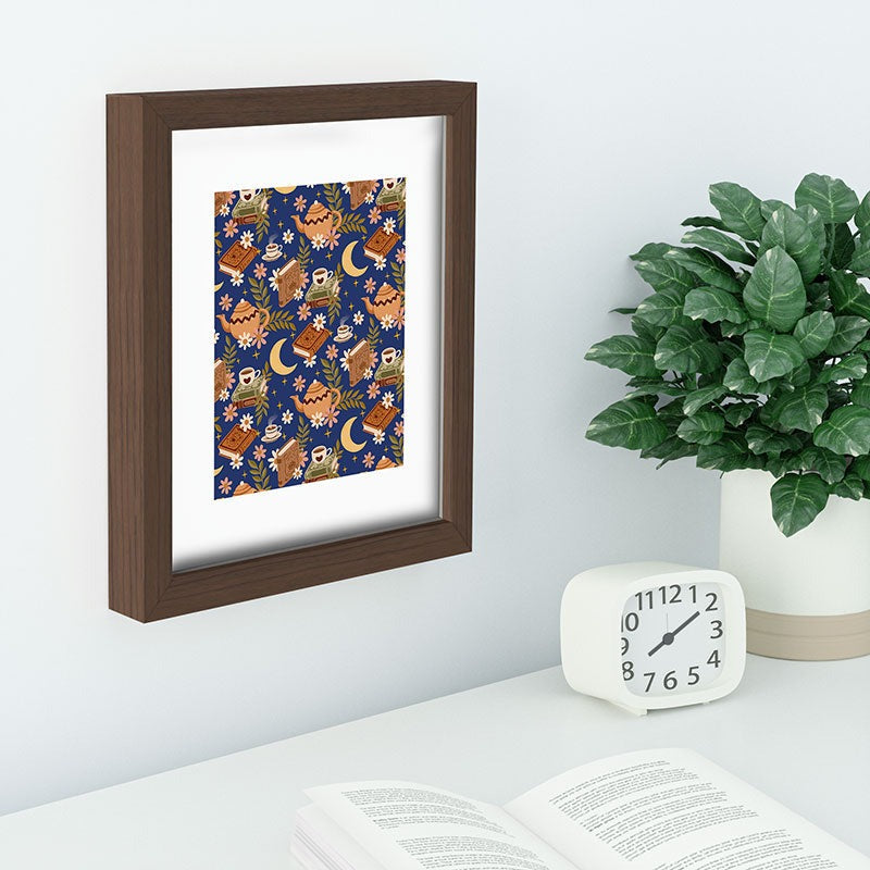Avenie Moonlit Reading Nook II Recessed Framing Rectangle