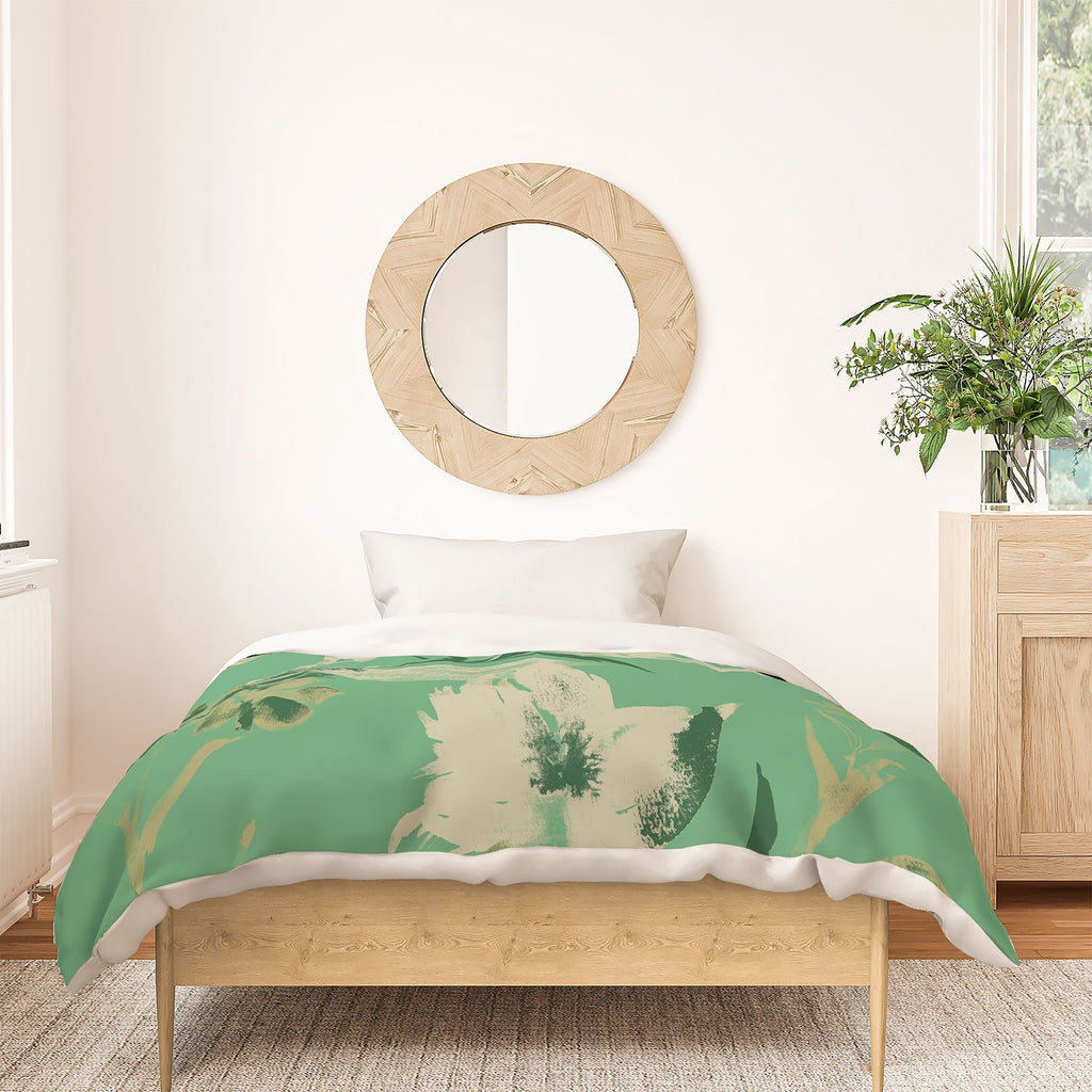 Gabriela Fuente Emma Green Duvet Cover
