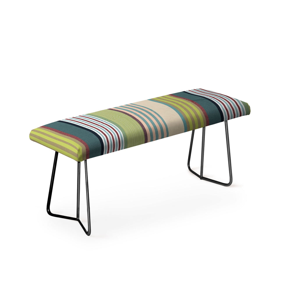 Marta Barragan Camarasa Colorful Stripe Delight Bench