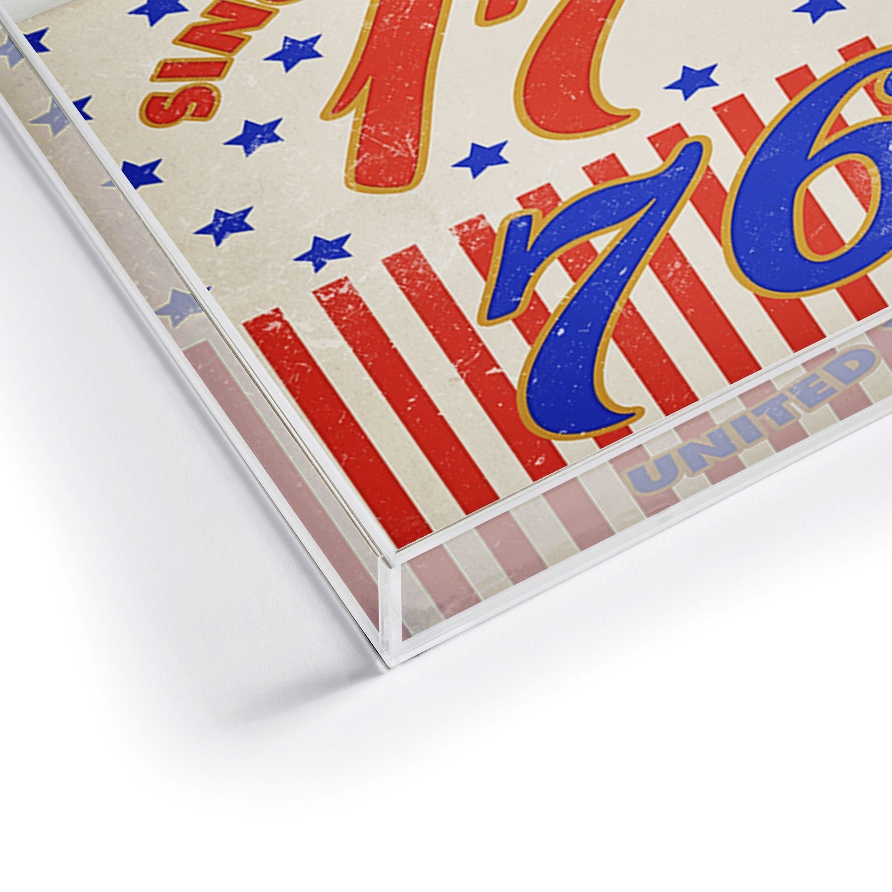 DENY Designs 1776 Stars Acrylic Tray