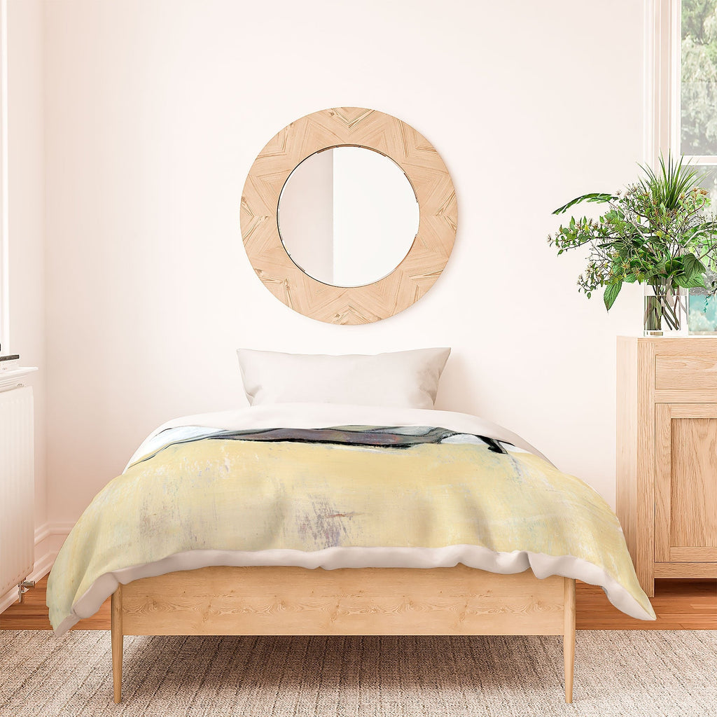 Sophia Buddenhagen Grey Stiletto Duvet Cover