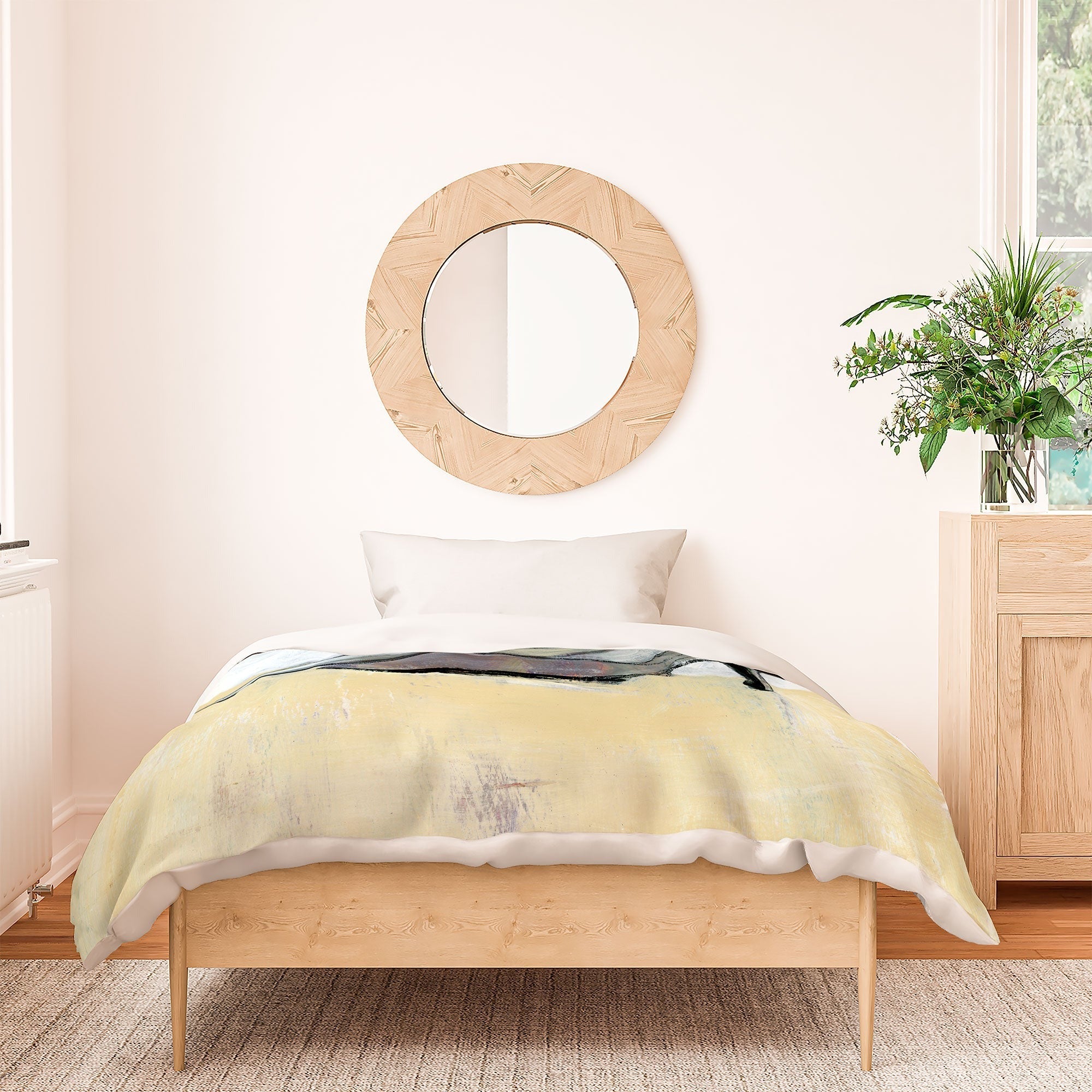 Sophia Buddenhagen Grey Stiletto Duvet Cover