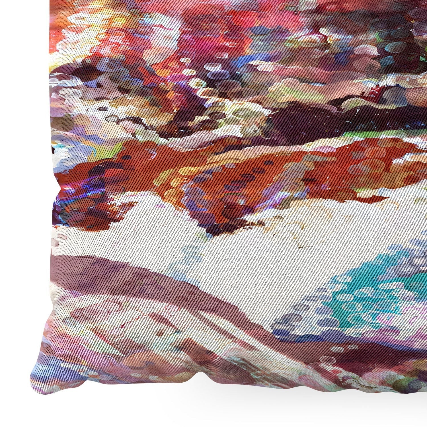 83 Oranges Sequin Haze Floor Pillow Square