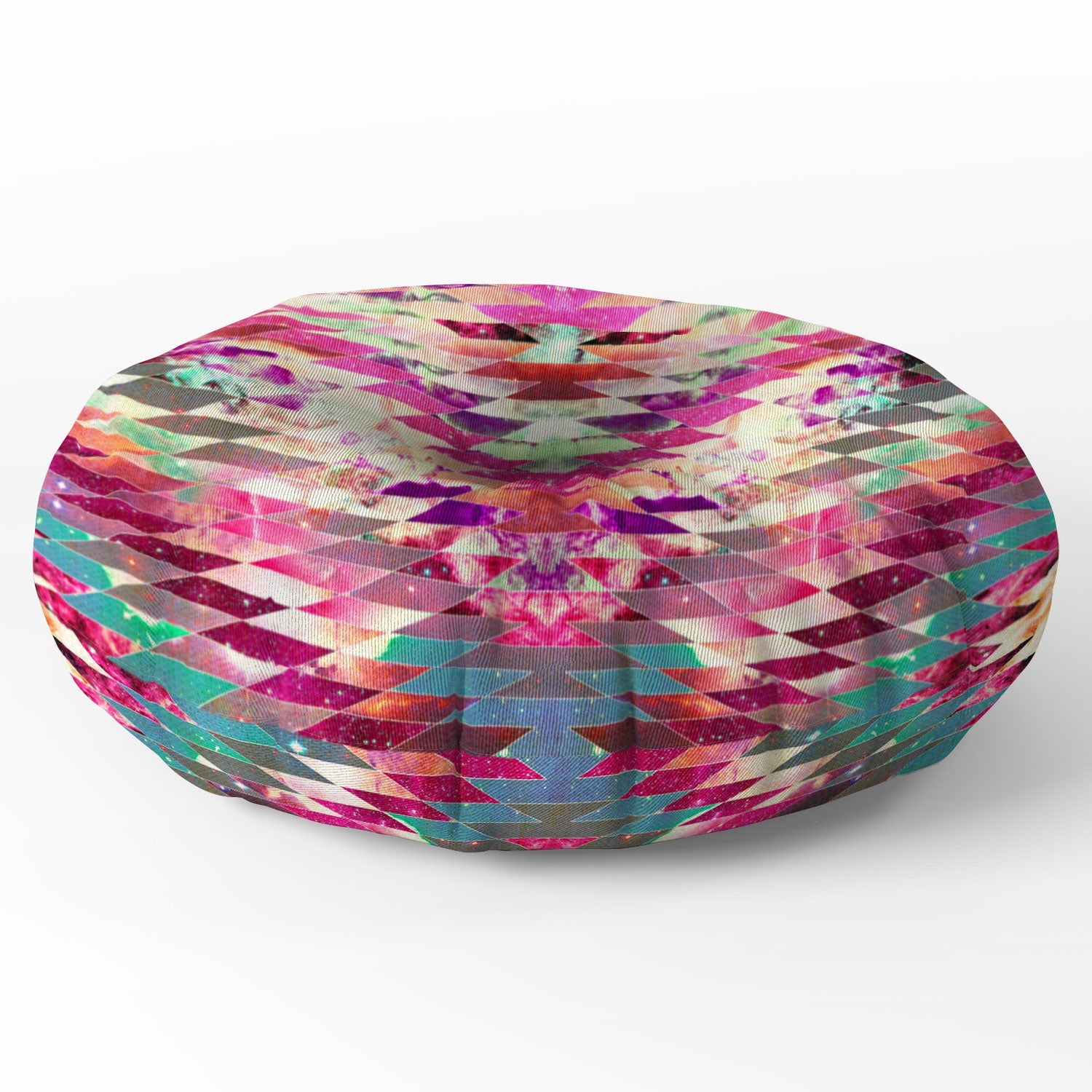 Bianca Green Ancient Star Floor Pillow Round