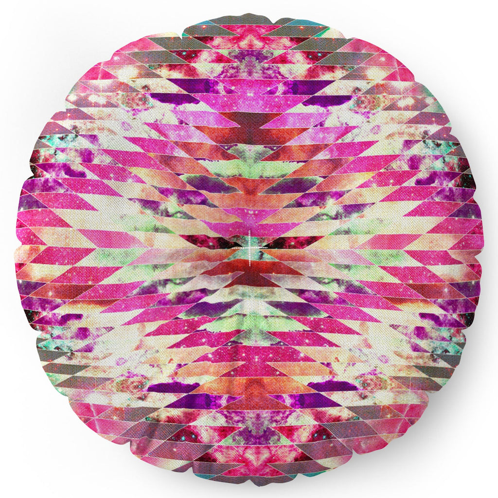 Bianca Green Ancient Star Floor Pillow Round