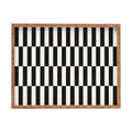 Bianca Green Black And White Order Rectangular Tray