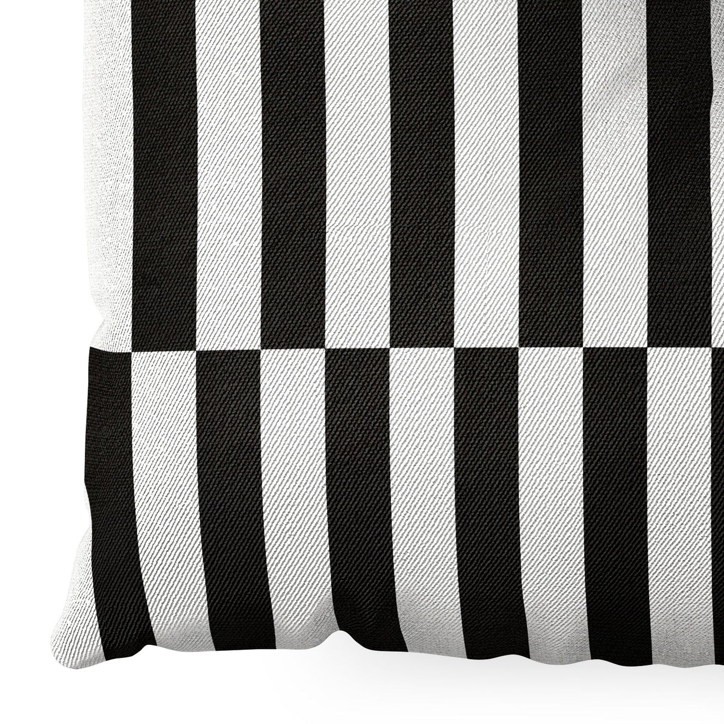 Bianca Green Black And White Order Floor Pillow Square