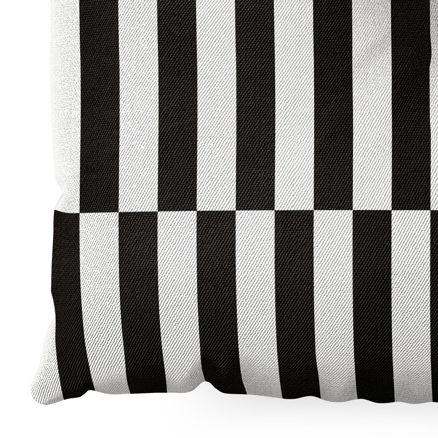 Bianca Green Black And White Order Floor Pillow Square