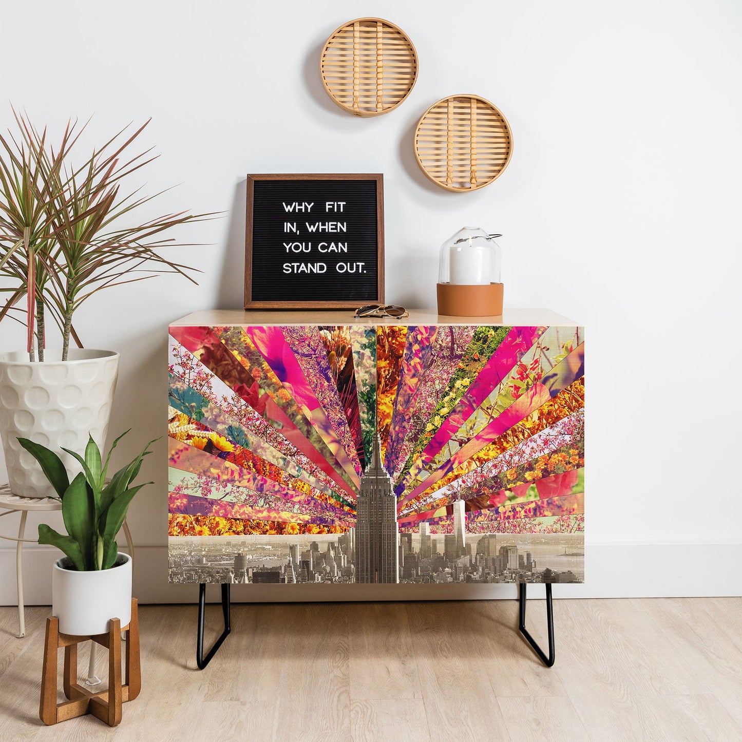 Bianca Green Blooming NY Credenza