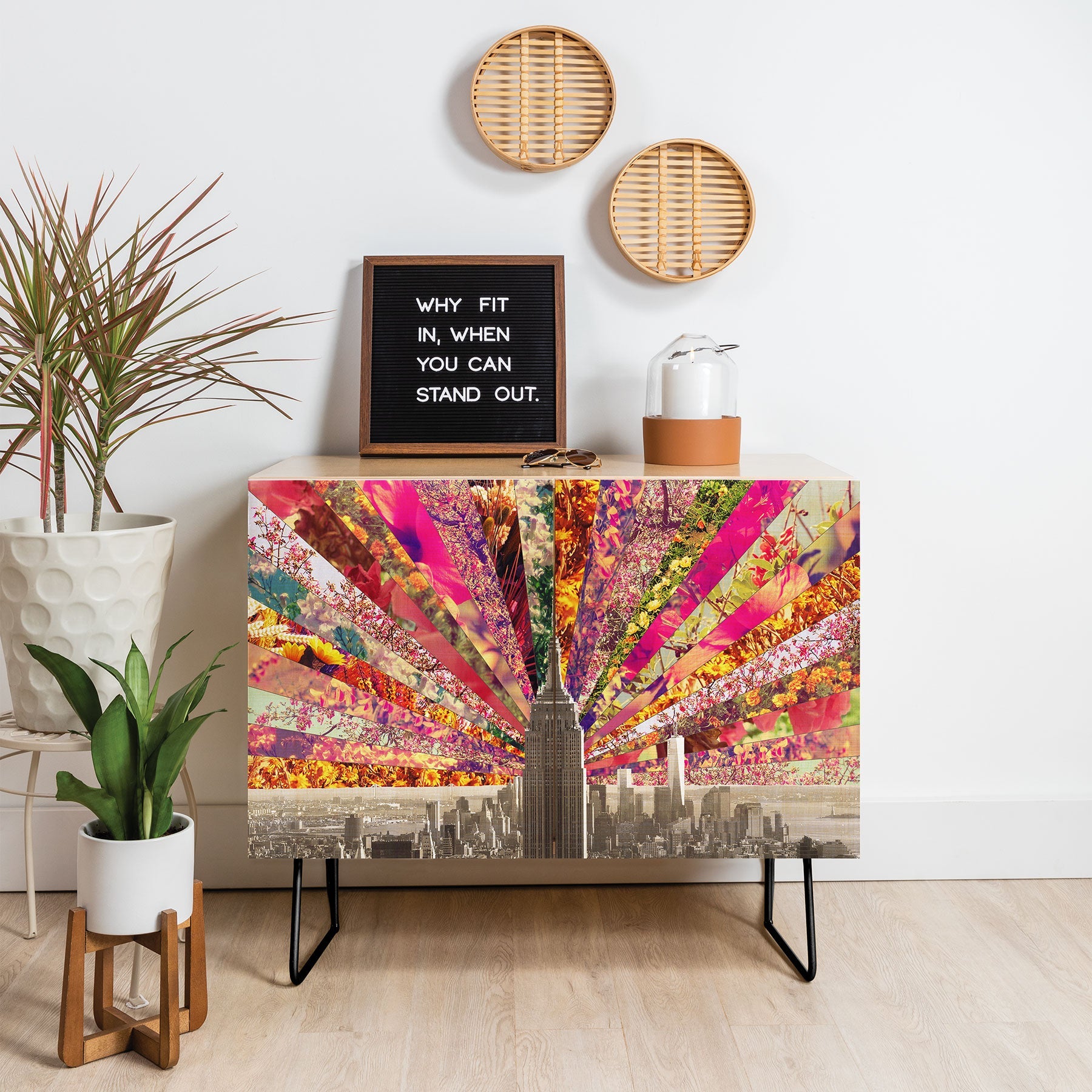 Bianca Green Blooming NY Credenza