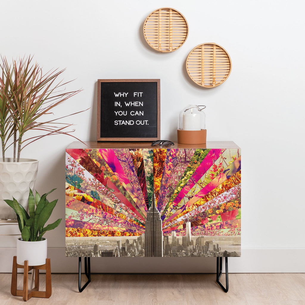 Bianca Green Blooming NY Credenza
