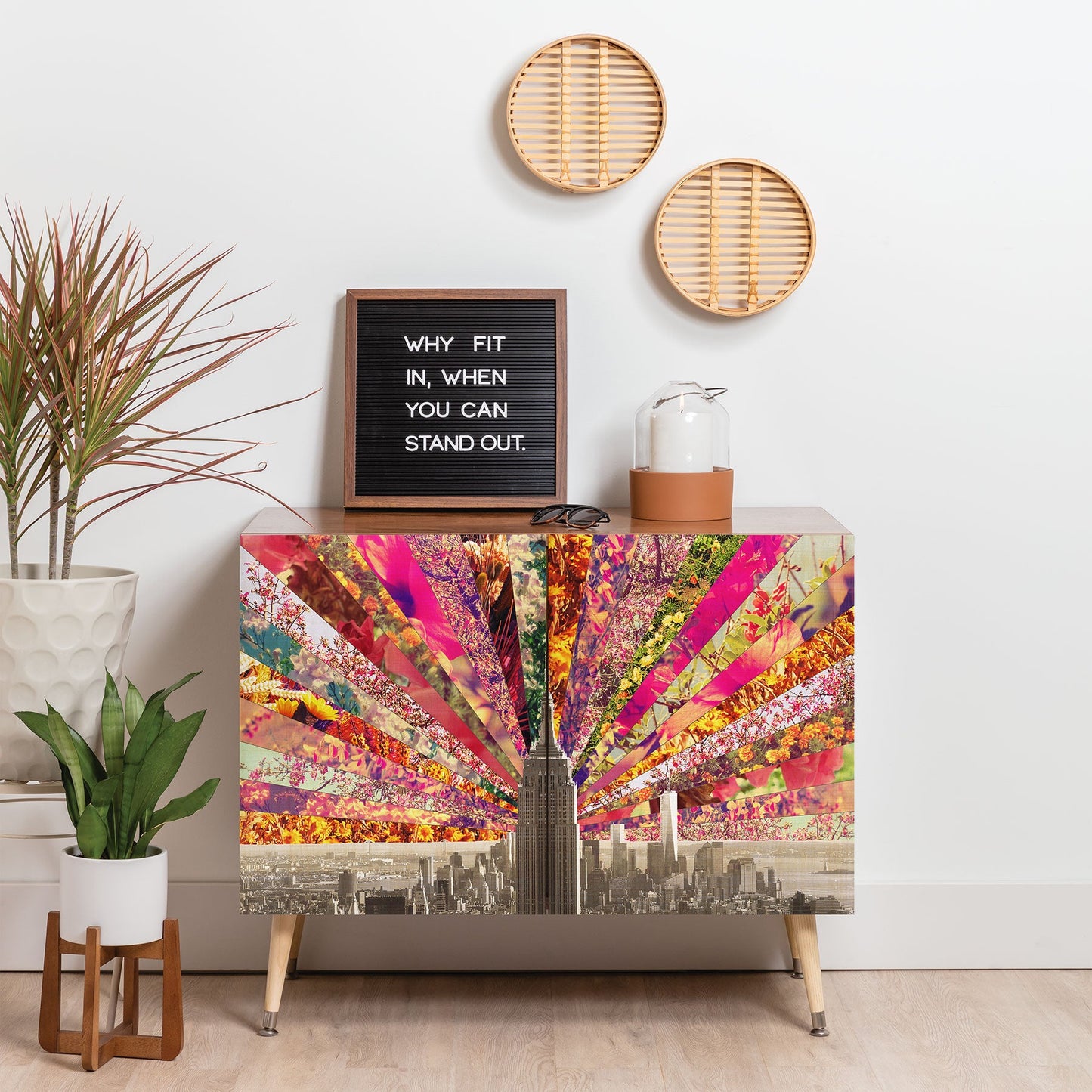 Bianca Green Blooming NY Credenza