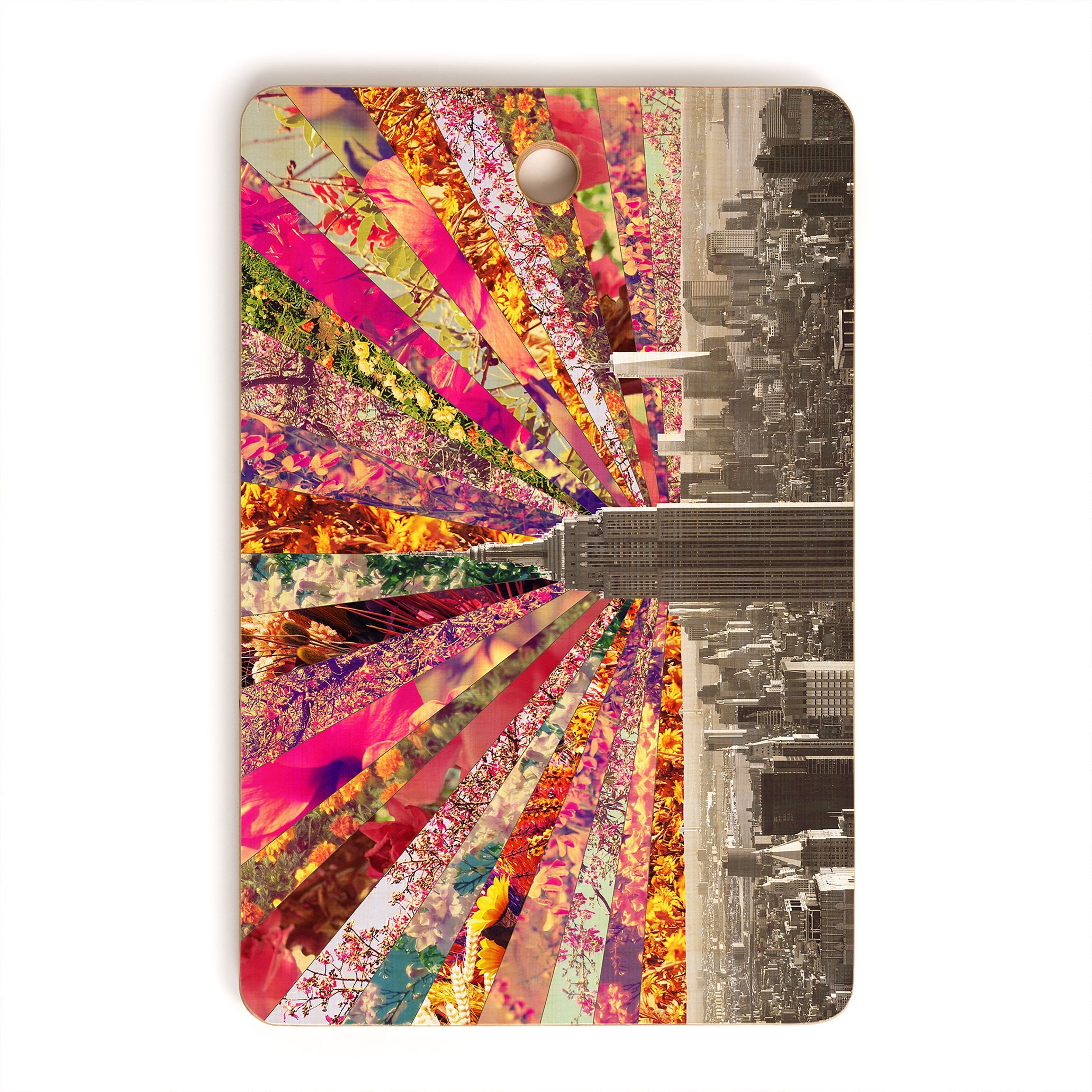 Bianca Green Blooming NY Cutting Board Rectangle