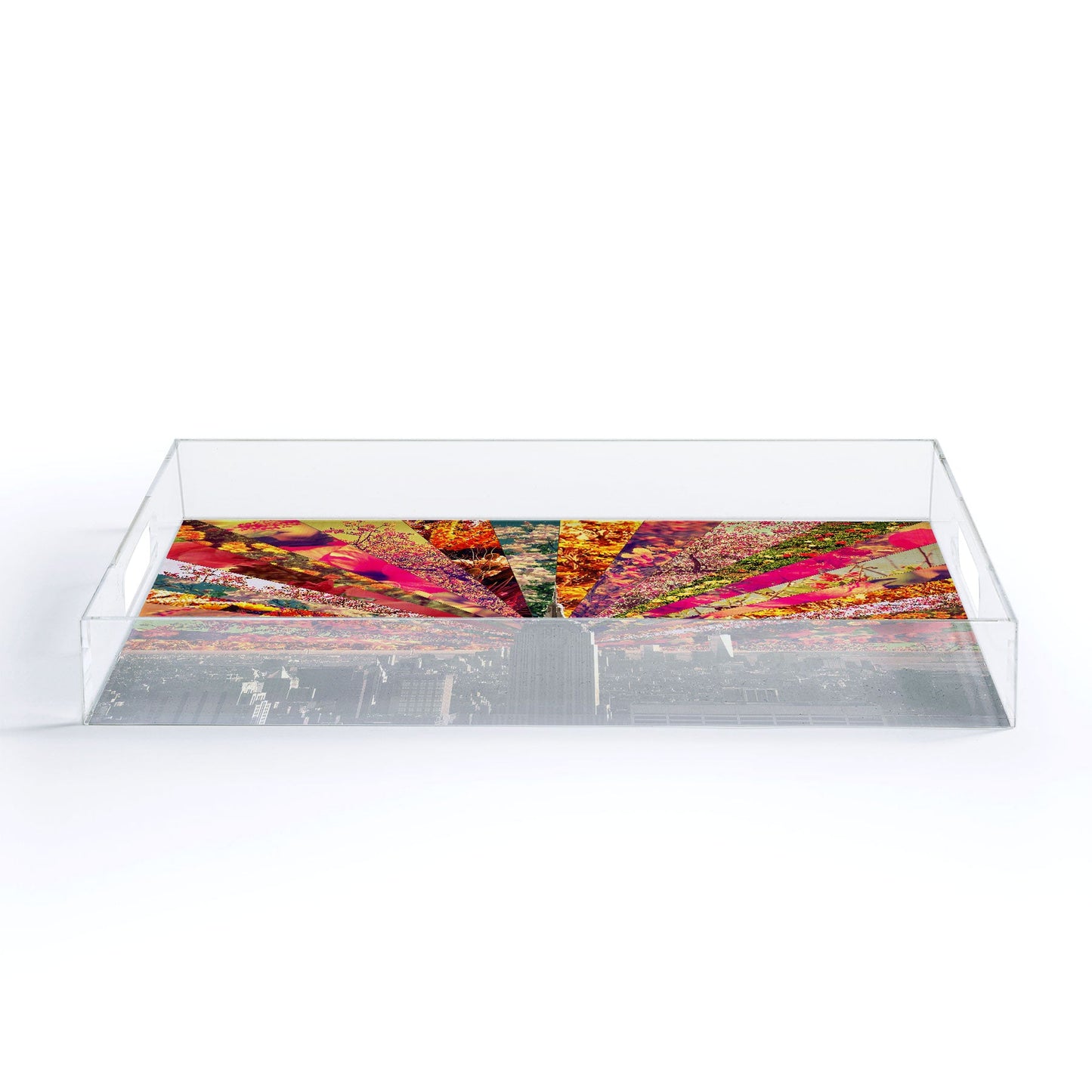 Bianca Green Blooming NY Acrylic Tray
