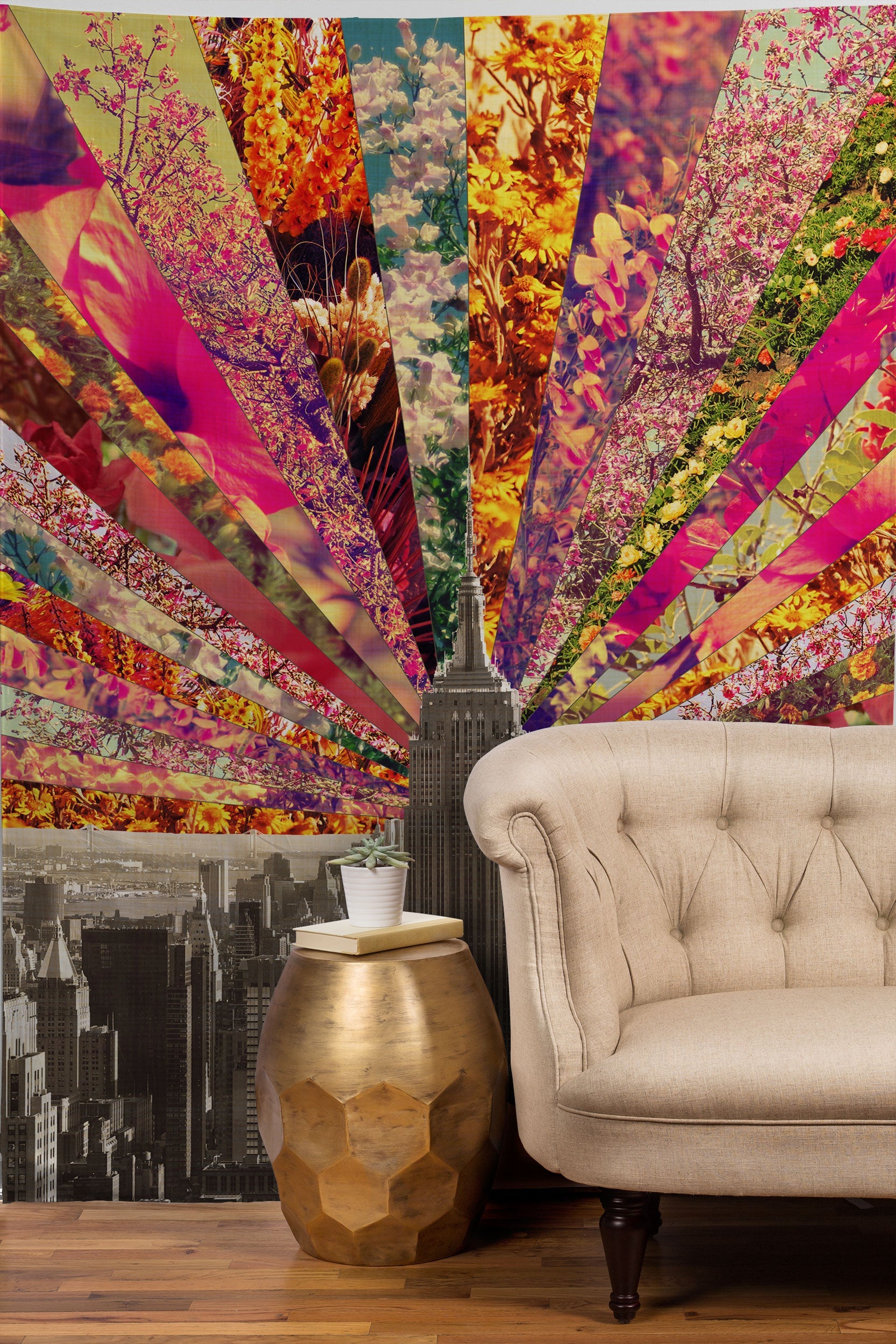 Bianca Green Blooming NY Tapestry