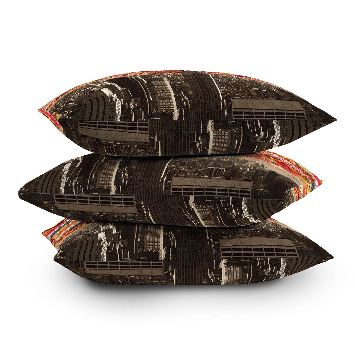 Bianca Green Blooming NY Throw Pillow