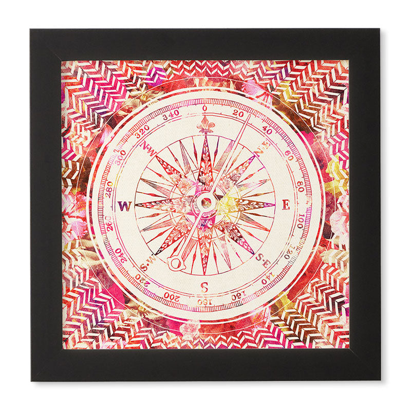 Bianca Green Follow Your Own Path Pink Framed Wall Art