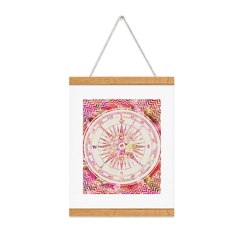 Bianca Green Follow Your Own Path Pink Art Print