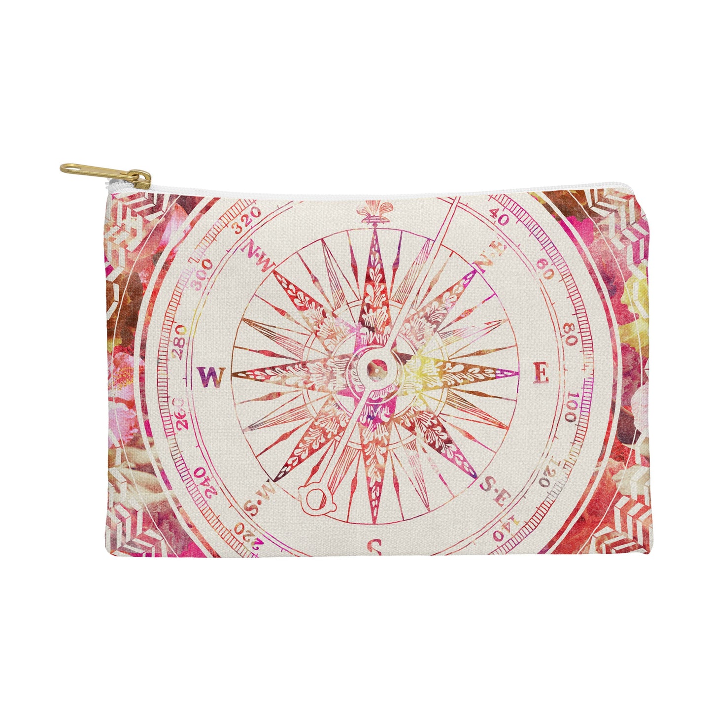 Bianca Green Follow Your Own Path Pink Pouch
