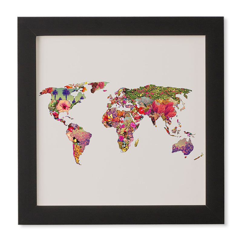 Bianca Green Its Your World Framed Wall Art