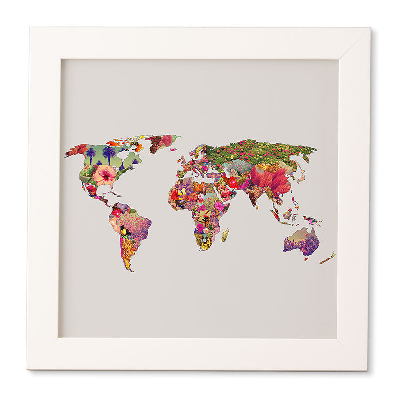 Bianca Green Its Your World Framed Wall Art